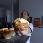 Fontina Cheese Bacon Muffins