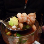 Shrimp Cocktail at Matamoros Restaurant